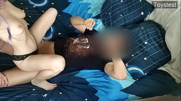 Purple hair Wife with Amazing Hot body Riding her new_boyfriend and let him_fucks her in Doggystyle hard