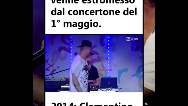 Quando clementini omaggi&ograve; fibra al concertone del 1&deg; maggio
