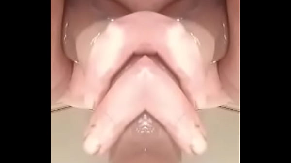 Double penetration of my ass by a sex toy boasting a huge flexible foreskin eases inserting into my rectum already occupied by my 75 year old penis 
