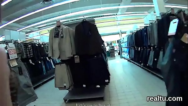 czech chick is tempted in_the shopping centre and_fucked in pov