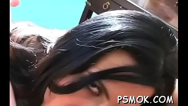 Horny cuttie in slutty raiment smokin a cigarette