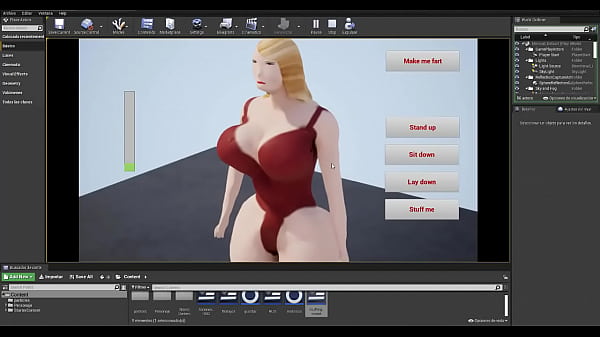 Fart and burp waifu videogame development some fart animations