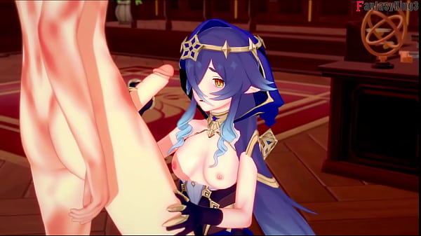 Layla Having Sex On Jeans Office | Red | Genshin Impact | & Pov On Sheer & Ptrn: Fantasyking3 thumbnail