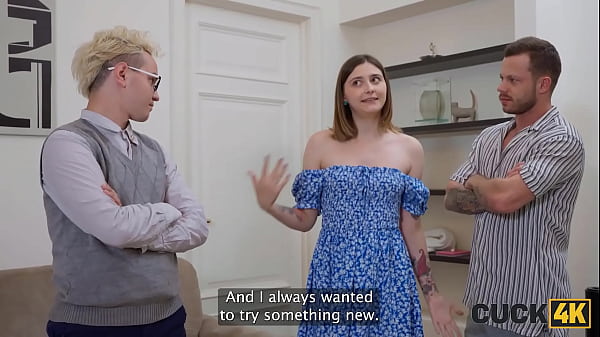 CUCK4K. Whore doesn&rsquo;t mind to suck a huge dick. Hot sex with Funky Town 