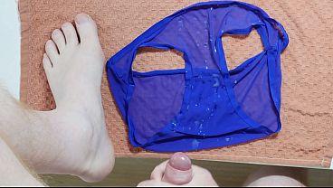 Big Cumshot on Panties Big Cumshot on Panties