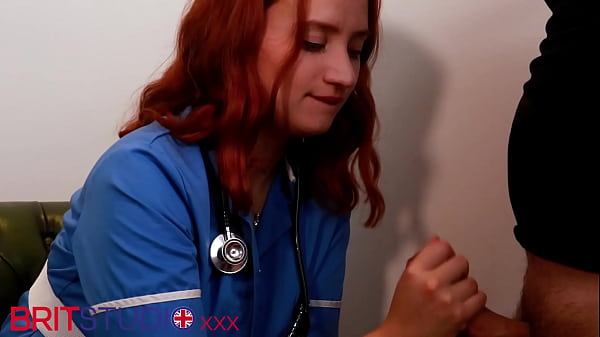Sexy Nurse Greene Wanks Off A_Patient_And Plays With Cum