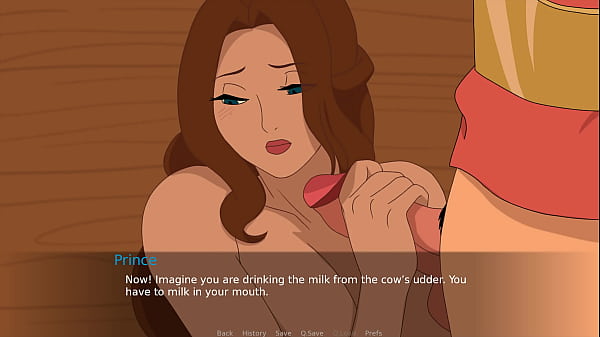 Busty brunette sucks her first big dick 