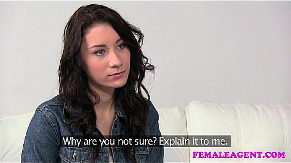 Femaleagent shy beauty practices her pussy licking skills with agent