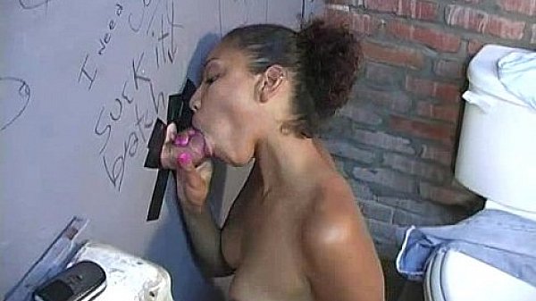 Interracial - White Lady Confesses Her Sins At Gloryhole 12 thumbnail