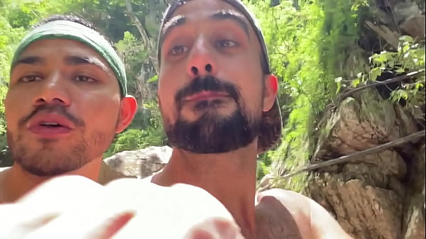 Bareback Flipping With Benji At A Public Waterfall thumbnail