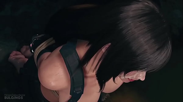 Ff7 remake tifa pukes on her knees 