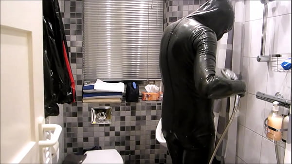 When you take a shower in your latex suit. 