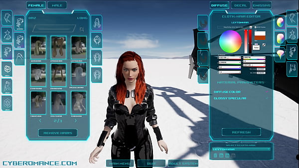 Nonton Cyberomance - Alpha Vr Rig Character Test thumbnail