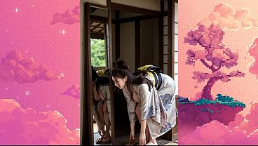 Horny japanese princess ai generated