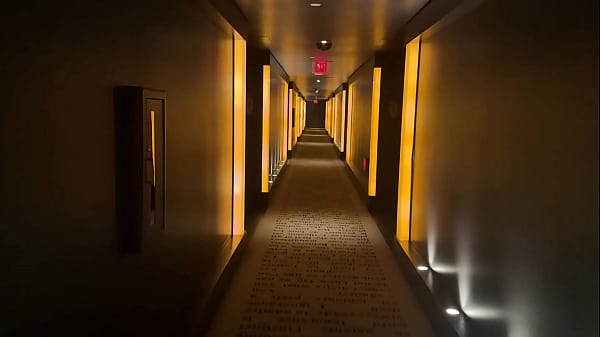 Walking down the hotel hallway my flip flops are laf there&rsquo;s some waiting for me behind one of these doors i&rsquo; 