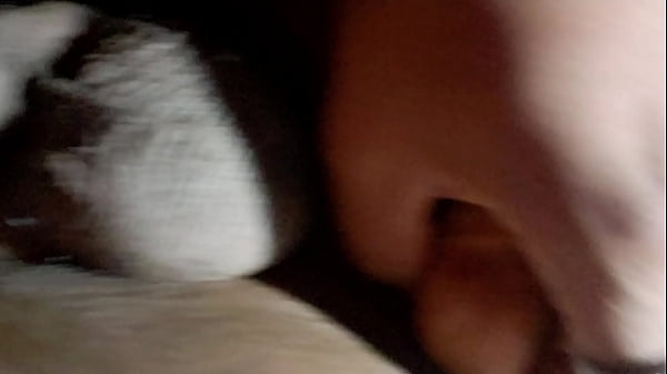 Stretching my ass in the car 