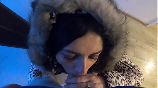 MilfyCalla- I burned my Glossy Puffer Jacket after i was face fucked- preview 