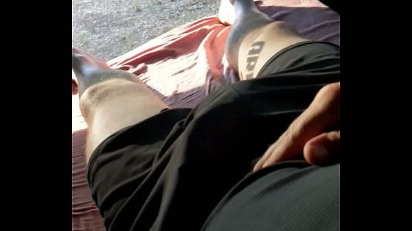 SciFiCowboy slow stroking at a public campground in back of pickup truck