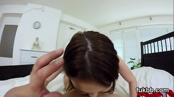 Wacky teenie finger fucks fuckbox and gets licked and plowed in pov