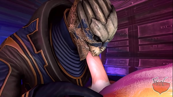 Garrus gives Fox a nice blowjob