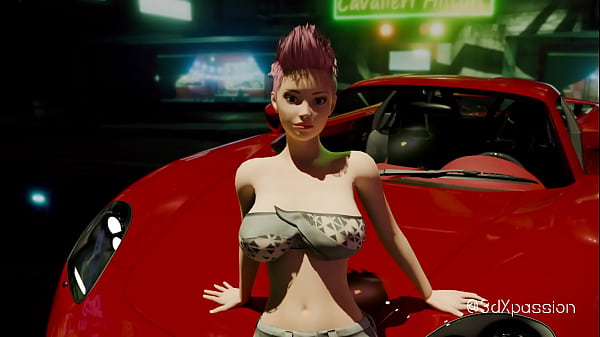 The access code is my pussy cyberpunk fuck with sexy busty babe 