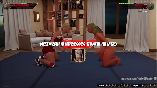 Nezakah VS Bambi BimboNaked Fighter 3D