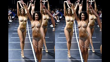 Nonton Ai Fashion Show In 3d On A Runway Vr Goggles Required thumbnail