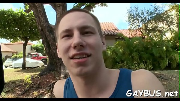 Explicit knob riding with gays