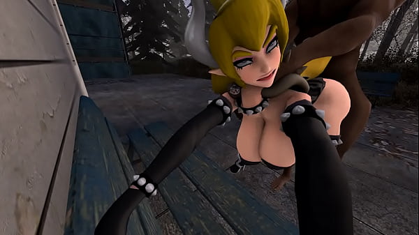 Sfm bowsette sex in the park with stranger 