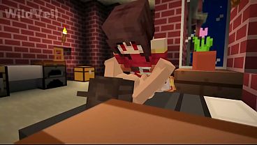 Voxel animation Megumin Futa 