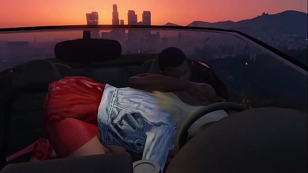 GTA 5 Franklin gets a Hooker service