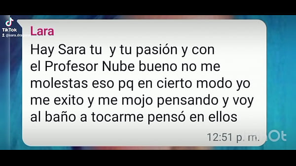 La alumna Sara habla de su sexy profesor