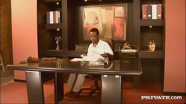 Naughty Secretary Debbie White Gives Boss a Handjob and a Blowjob