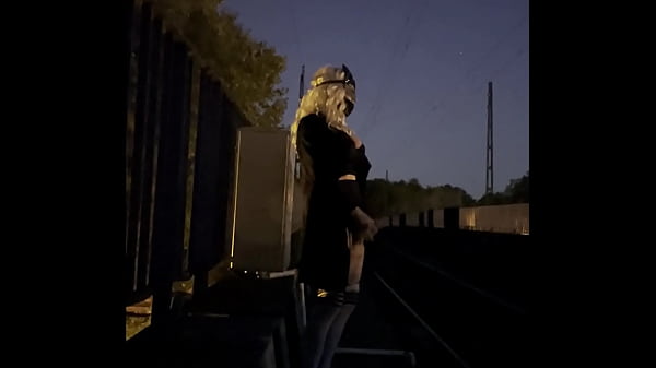 Play MP4 - RISKY MASTURBATING PUBLIC TRAM BUS SHEMALE EXHIBITIONIST