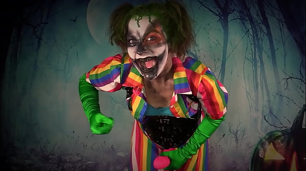 Cum For Clown Cock Kinky Halloween Clown Strap-on Role Play With Dirty Talk thumbnail