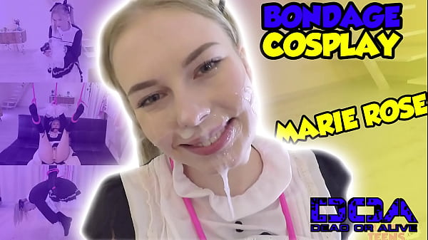 Blonde Cosplay Teen Spy missionarywith Shibari Bondage Rope Mimi_Cica Trailer 3