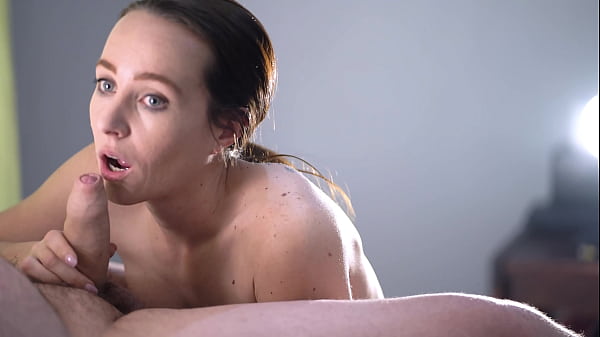 Amateur Brunette Girlfriend Swallows His Cum 