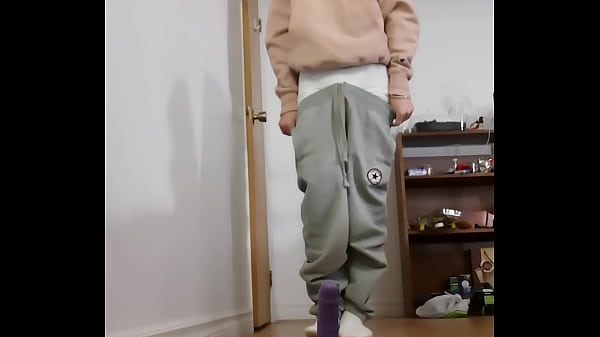 Play MP4 - Asian Femboy Twink Fuckdoll Anal and Cum with White Socks