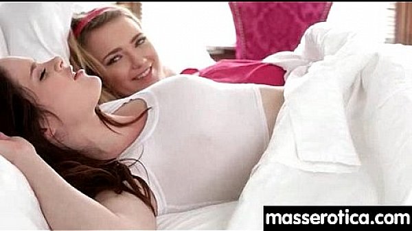 Sensual lesbian massage leads to orgasm 8 