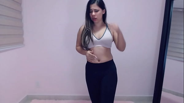 Latina Calls Her Boyfriend And Has An Allergy! Loud Sneezing In Leggings thumbnail