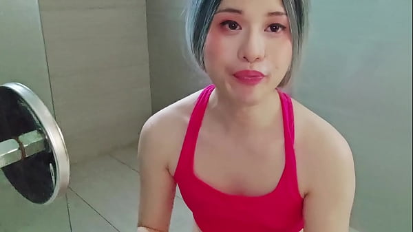 Chinese Trap Training Her Throat 