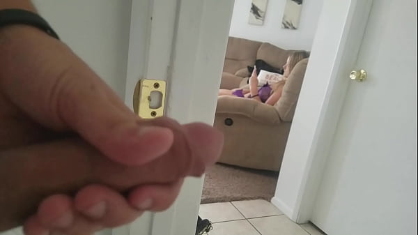 Caught Masturbating and_WatchingPorn Then Fucked on theCouch