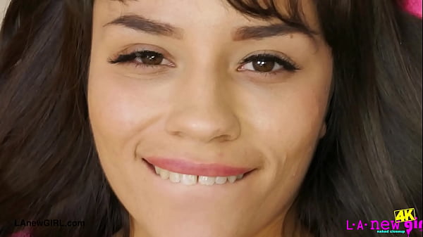 Elegant brunette model shows_her sexy_body