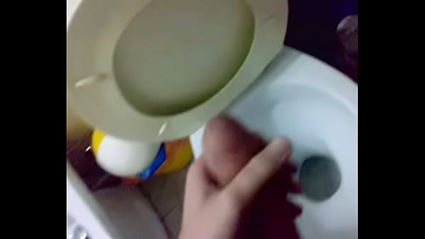 Uncut dick masturbating