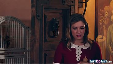 Spell crafting witch Giselle Palmer thought shed enchanted both her busty stepaunts Serene Siren and Kenzie Taylor but only one is lusting for pussy 