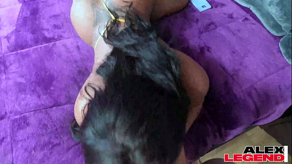 Ebony whore cher adele is being wrecked for alex legend's boner