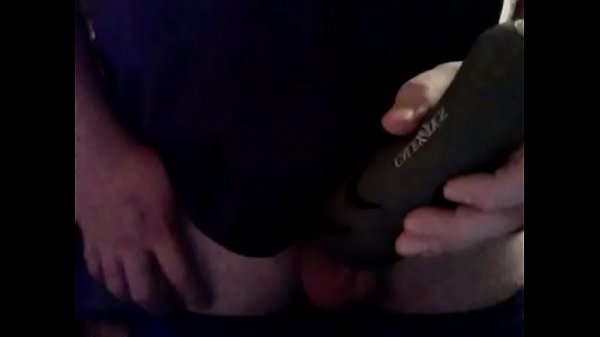hot amateur playing with male vibrator