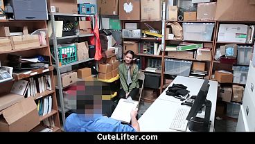 The Lp Officer Rushed in And Grabbed Her Before She Could Run Off with The Merchandise - Cutelifter 