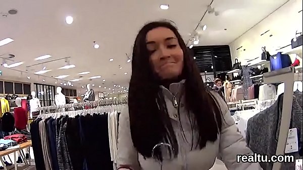 Flawless czech teenie is teased inthe mall and_screwed in pov
