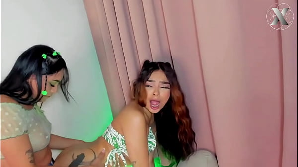 Stunning Lesbian Fucks Her Girlfriend With Strapon Doggystyle And Rides thumbnail